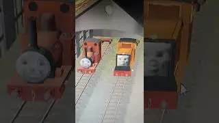 Rusty plays a trick on Peter Sam.