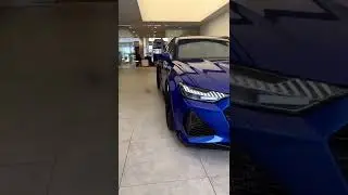 Audi RS6 in blue colour 💙