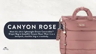 Meet the Canyon Rose Dream Convertible™ Diaper Bag!!
