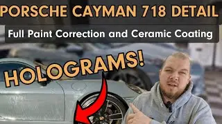 Bodyshop disaster  - Porsche 718 Cayman Detailing, paint correction and Ceramic Coating