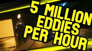 CYBERPUNK 2077 - 5 MILLION EDDIES PER HOUR GLITCH WITH SASQUATCH - XP AND STREET CRED FARM METHOD