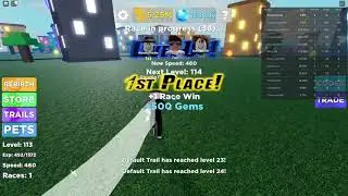 New OP Roblox Legends Of Speed Script/Hack (Auto Collect Gems, Infinite Steps)