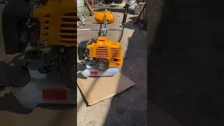 Gasoline trimmer (assembly and review) 