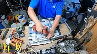 Scrapping Vintage Lawn Chair for Aluminum