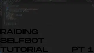 How to make a discord selfbot pt 1