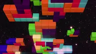 Tetris Animation 3D | Free Tetris Video | After Effects Animation