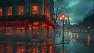 Cozy Rainy Café at Night ☕ | Warm Lofi Beats for Relax & Focus