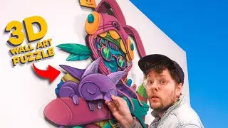 I Made an 8ft, Custom 3D Wall Puzzle.