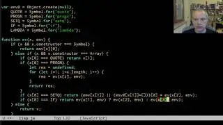 A very simple JS based Lisp interpreter