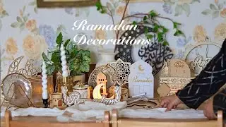 White & Neutral Ramadan Decoration haul 🌙🤍🕌\\ Aesthetic home decor purchases