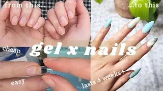 trying Gel X nails at home