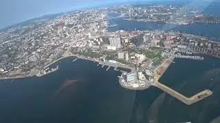 Полёт на вертолёте над Владивостоком в 19.06.24 г. - Helicopter flight over Vladivostok on 19.06.24