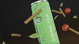 Рекламный ролик в Blender 3D (пробую, учусь).