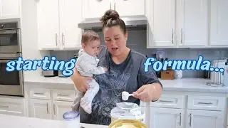 starting formula & an update on my breastfeeding journey