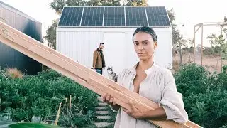 18. OFF GRID Workshop WOODEN Interior BUILD
