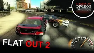 Flat Out 2 (Gameplay) - Dirty Racing with Insetta Sport Car
