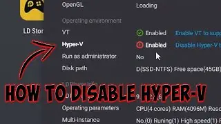 Disable Hyper-V Windows LD Player | Turn Off Hyper-V for LD Player | Hyper-V LD Player Fix