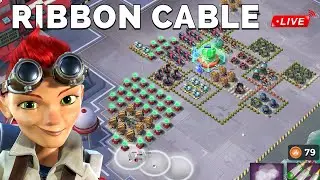 solo on RIBBON CABLE 🔴 LIVE recorded - BOOM BEACH operation attack strategy/gameplay/animation