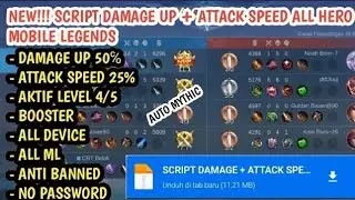 NEW!! SCRIPT DAMAGE ALL HERO MOBILE LEGENDS][NO PASSWORD