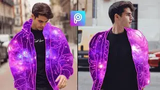 PicsArt Tutorial Neon Galaxy Cloth | PicsArt - Editing - Tutorial