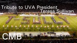 UVA Cavalier Marching Band Halftime Show vs Virginia Tech 11/24/17 (Tribute to Teresa Sullivan)
