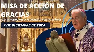 Misa de acción de gracias por la restauración.