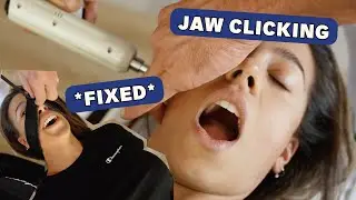 Chiropractor *FIXES* JAW CLICKING | TMJ Adjustment