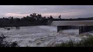 YSR dam located in Kalavapalli, Palamaner overflowing in Nov 2021