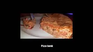 Pizza burek sa gotovim korama