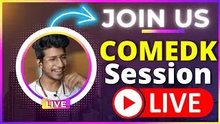 COMEDK 2022 |🔴LIVE STREAM🔴 COMEDK SESSION |RANK VS COLLEGE