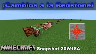 🚨 CAMBIOS A LA REDSTONE | MINECRAFT 1.16 SNAPSHOT 20W18A