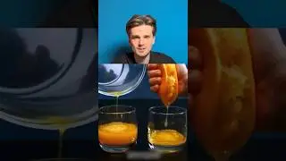 Проверка лайфхака как выжать сок из апельсина