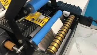 How the gap sensor controls the labels