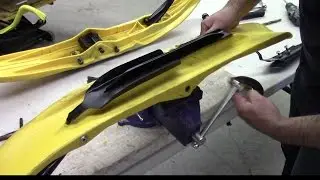 SnowTracker carbide install on Ski-Doo Pilot 5.7 skis
