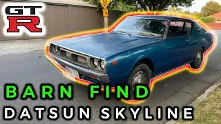 BARN FIND | Ultra Rare Datsun 240k KHGC110 Skyline Introduction