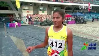 Nikita Raut of Rashtrasant Tukadoji Maharaj Nagpur University wins GOLD Medal in Women's 5000M Race!