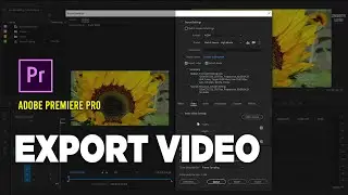 How To Export Video In Adobe Premiere Pro Tutorial