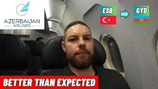 Is AZERBAIJAN AIRLINES Any Good? (Economy Review) ✈️ ESB - GYD