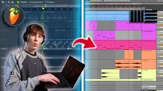FL Studio user makes a beat in Ableton