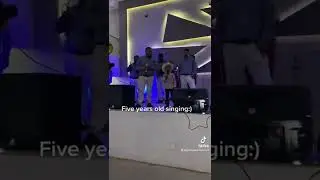 My 5 year old cousin singing Spanish music.