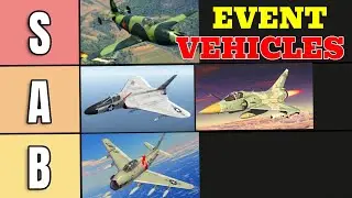 Ranking All Event Planes (Jets) In War Thunder