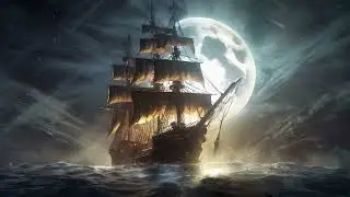 Sailing At Night | Ocean Sounds 🌊