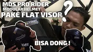 MDS Modular Pro Rider pake Flat Visor, Emang ada⁉️