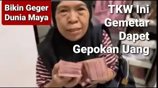 TKW MENANGIS GEMETAR DAPET UANG GEPOKAN