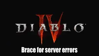 Diablo IV Beta Opening | 20 Minutes of Beta No Commentary