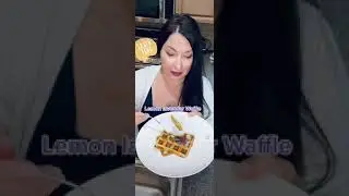 Lemon lavender waffles