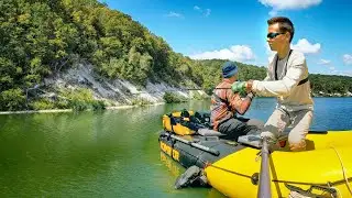 Рыбалка с сыном - ЛОВЛЯ СОМА В ЗЕЛЁНОМ МОРЕ | Рыбалка на спиннинг