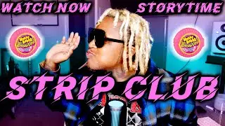 (ASMR) GUM CHEWING WHISPER RAMBLE | STORYTIME | FIRST TIME IN STRIP CLUB