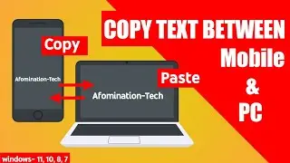 How to copy text from pc to phone