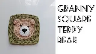 Granny square teddy bear